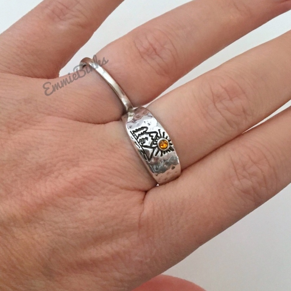 ✨3for$38 New FP Mountain Calling Bohemian Signet Ring - Picture 10 of 16